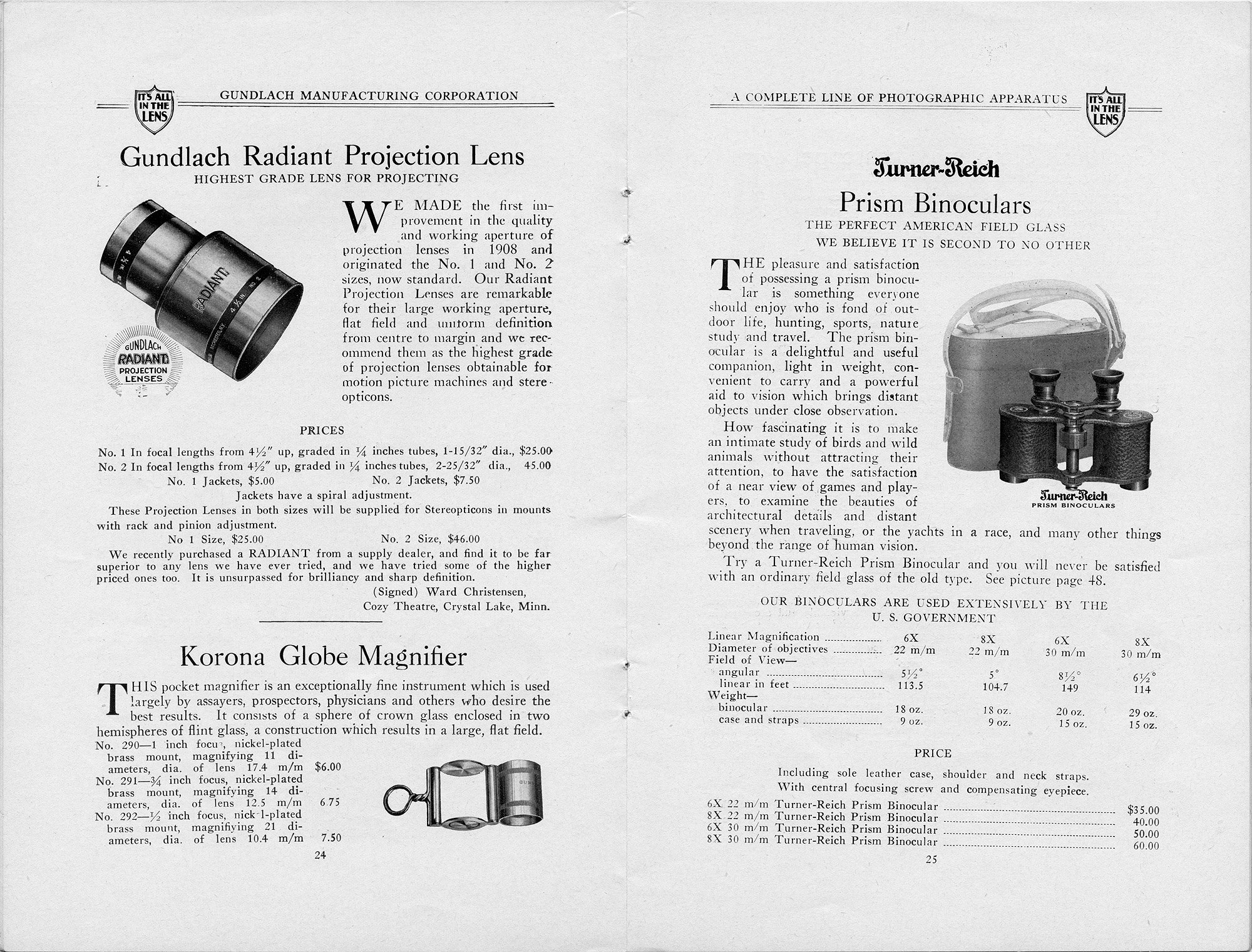 gundlach radar extreme wide angle lens